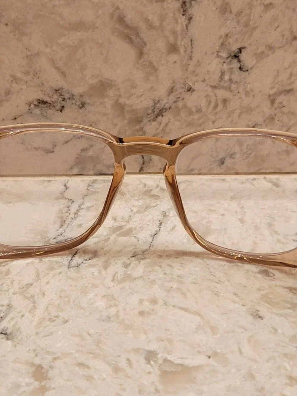 STOGGLES SAFETY GLASSES GOGGLES EYEGLASSES BLUE LIGHT SQUARE PEACH 50 20 145